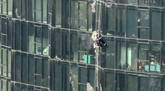 How Can Abseiling Techniques Be Used for Post-Construction Cleaning?
