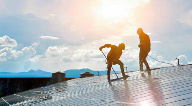 Solar Panel & Roof Cleaning for High-Rise Buildings: Boosting Energy, Health, and Curb Appeal